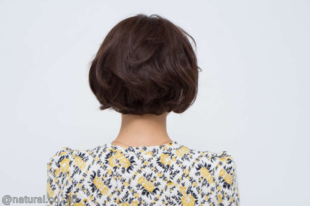 医療用ウィッグ女性用栗毛色の参考写真